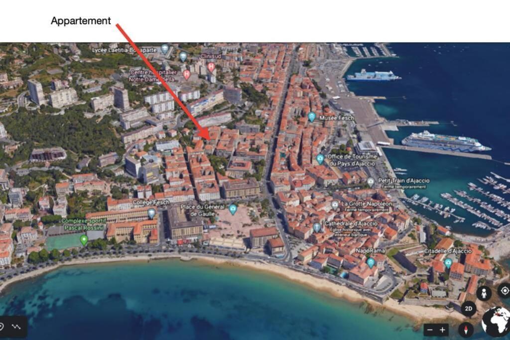 Appartement Plein De Charme - Ajaccio Hyper Centre Eksteriør bilde